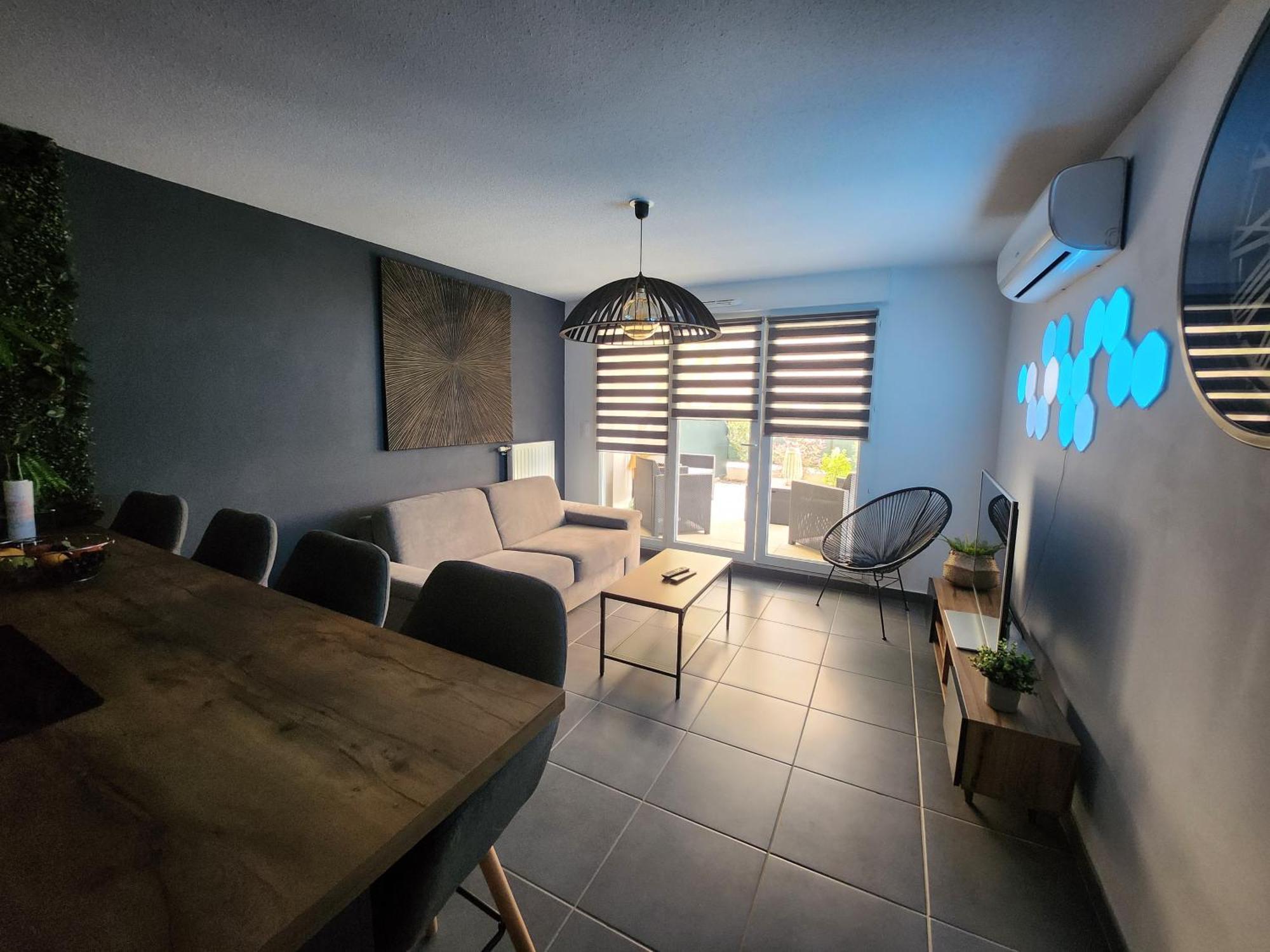 Apartment Proche Centre, Jardin & Climatisation 4pers